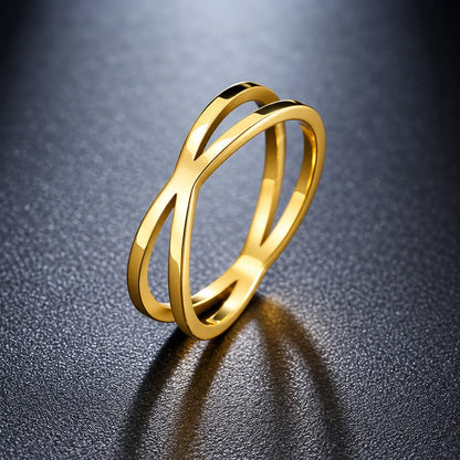Bohemian Vintage Cross Gold Rings For Women Wedding