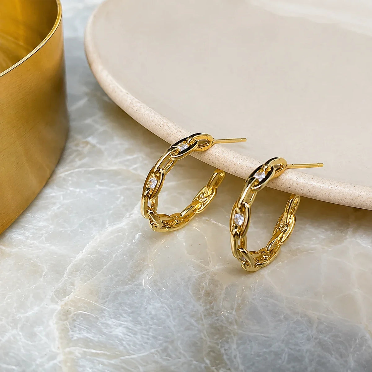 Korean women with earrings