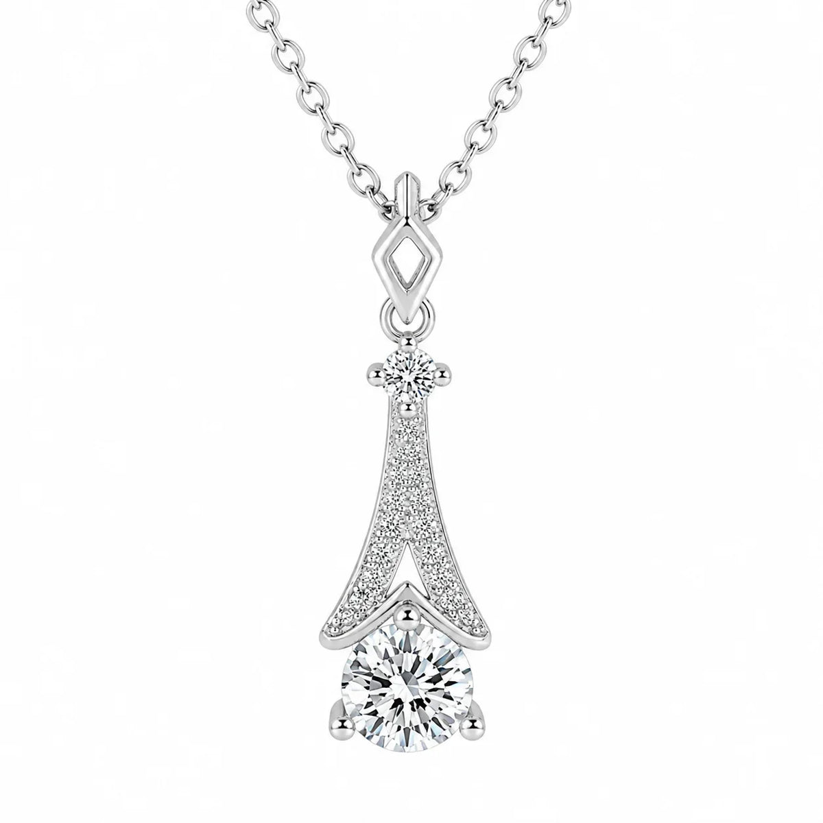 S925 Sterling Silver Necklace Women